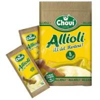 Salsa de Allioli Chovi (252 sobres Monodosis 10g) Sin Gluten.